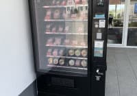 Automat oder Verkaufsstand von Weidefleisch Seitz