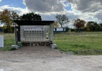 Automat oder Verkaufsstand von Eier Ell