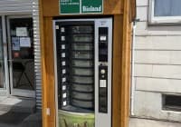 Automat oder Verkaufsstand von Bio-Eier Automat